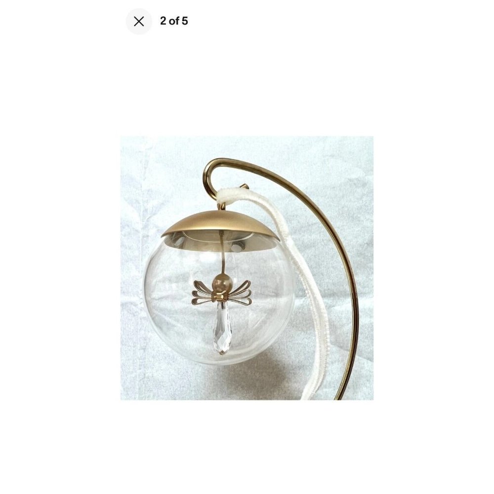 SWAROVSKI Christmas Holiday Magic Angel Ball Ornament 5596404 Mother's Day Gift